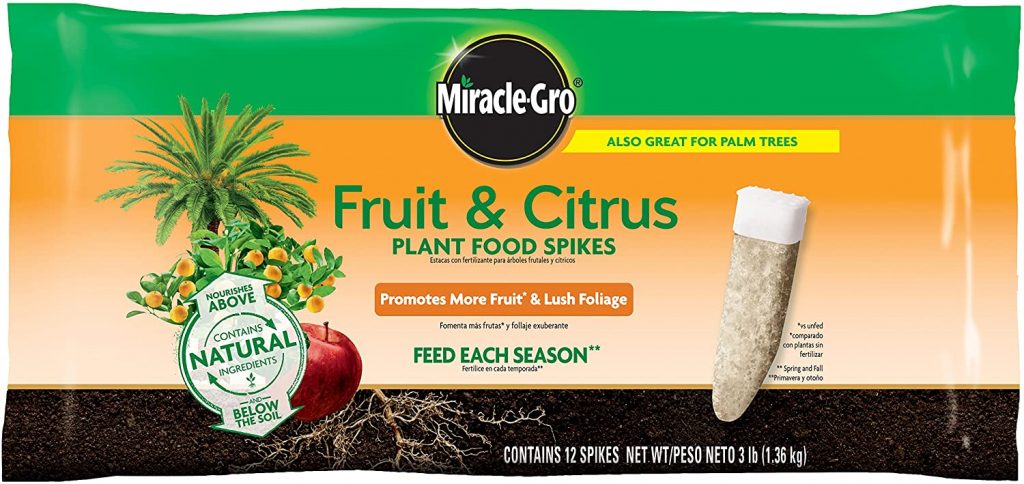 Miracle-Gro Fruit & Citrus Plant Food Spikes