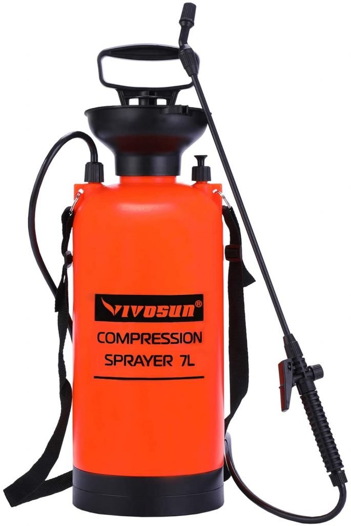 VIVOSUN 1.85 Gallon Lawn and Garden Pump Sprayer