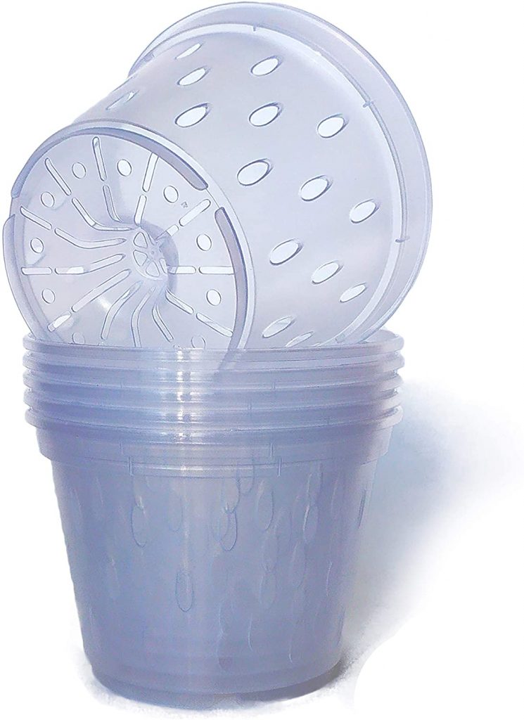 Zirka Clear Orchid Pots