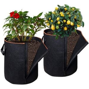 Chepula Zipper Grow Bag, 7 Gallon (2 Pk)