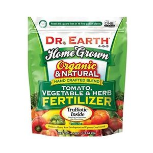 2. Dr Earth Organic 5 Tomato, Herb & Vegetable Fertilizer 4-6-3