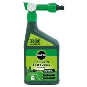 Miracle-Gro EverGreen Fast Green Lawn Spray & Feed 1L