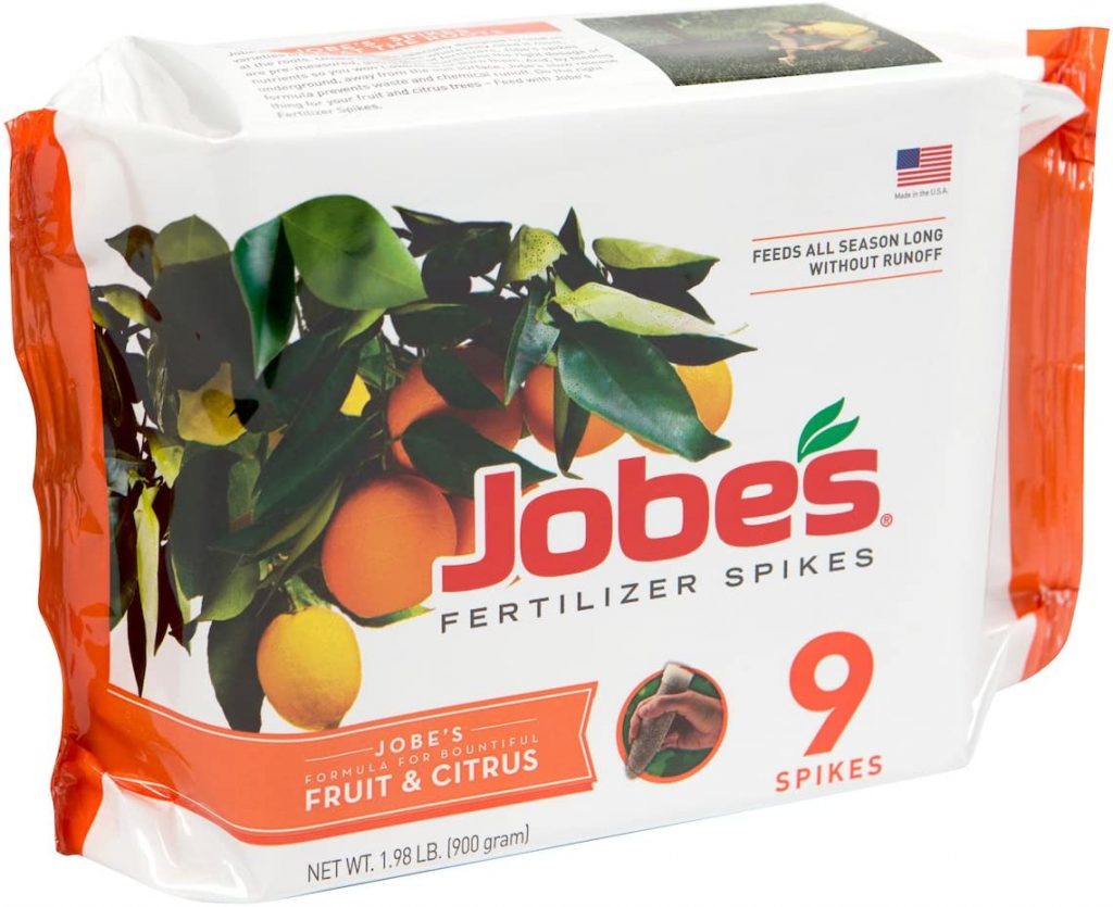 Jobes fruit and citrus fertilizer spikes
