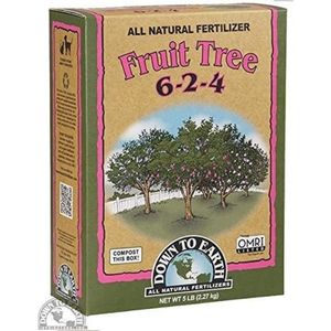Down To Earth Fruit Tree And Bush Organic Fertilizer 6-2-4