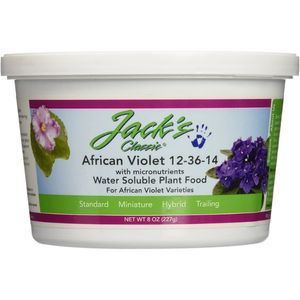 Jacks Classic Special African Violet Fertilizer, 8-Ounce 12-36-14