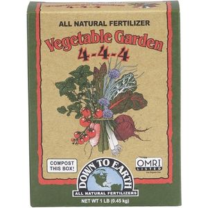 Down To Earth Organic Vegetable Fertilizer | 4-4-4