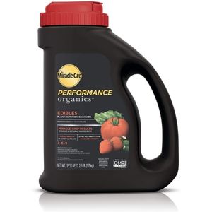 2. Miracle-Gro Performance Organics Edibles Plant Nutrition Granules | 7-6-9