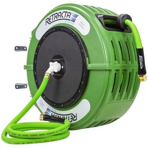 Macnaught Retracta R3 0.5” dia. Light Garden Hose and Reel Kit 60ft