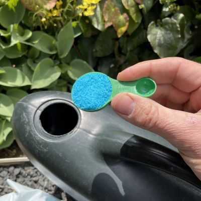 Use one large scoop for 2 gallon of water