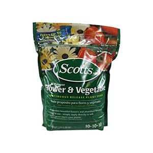 Scotts Flower & Vegetable Continuous Release Food 10-10-10