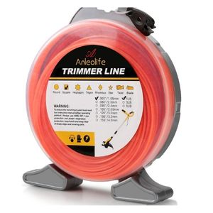 ANLEOLIFE Commercial Square String Trimmer Line 0.065”
