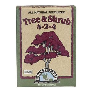 Down to Earth All Natural Tree Shrub Fertilizer Mix 4 2 4