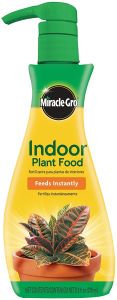 miracle grow plant food.