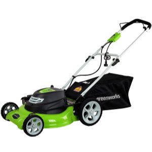 3. Greenworks 12 Amp 20-Inch 3-in-1 Electric Corded Lawn Mower