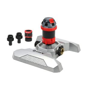 Eden Metal Adjustable 6-Pattern Mobile Rotary Sprinkler