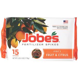 4. Jobe’s Fruit & Citrus Fertilizer Spike 4-6-6