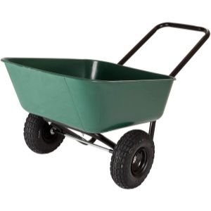 Garden Star Garden Barrow Dual-Wheel Wheelbarrow