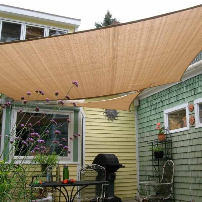 sun sail for privacy