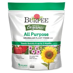 1. Burpee Natural Purpose Granular Organic Food 4-4-4