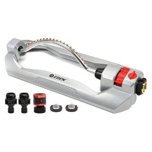 1. Eden Metal 2-Way Oscillating Sprinkler for Lawn