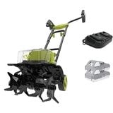 Sun Joe 48-Volt Cordless Tiller 2x2.0Ah