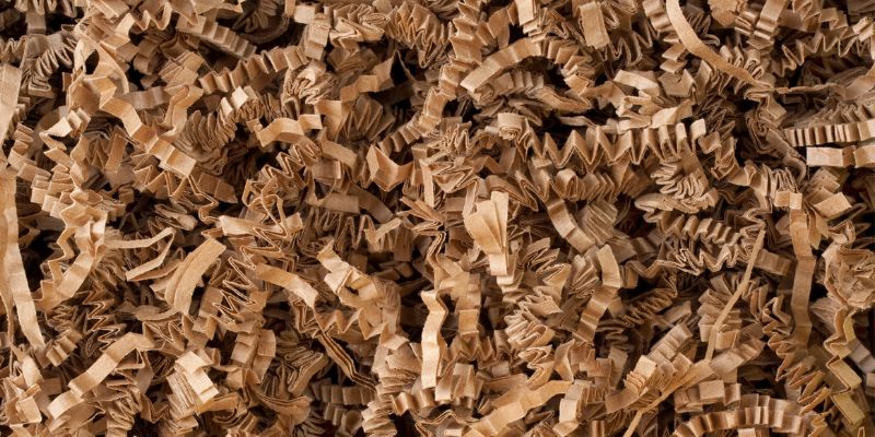 Shredded cardboard